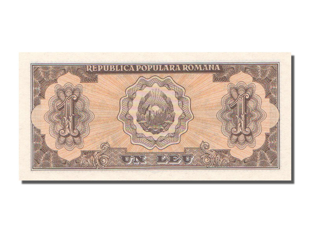 Romania, 1 Leu, 1952, KM #81b, UNC(65-70), a.111