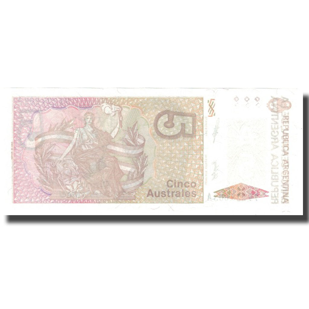 Banknote, Argentina, 5 Australes, Undated (1985-89), KM:324b, UNC(64)