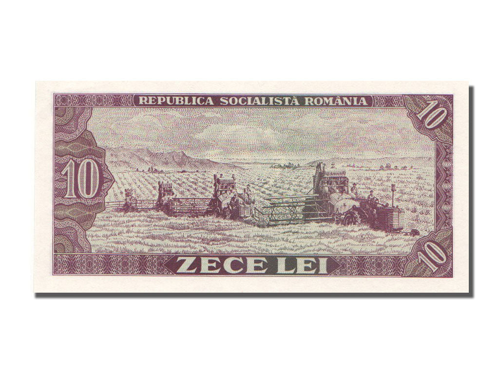 Romania, 10 Lei, 1966, KM #94a, UNC(63), A.0010
