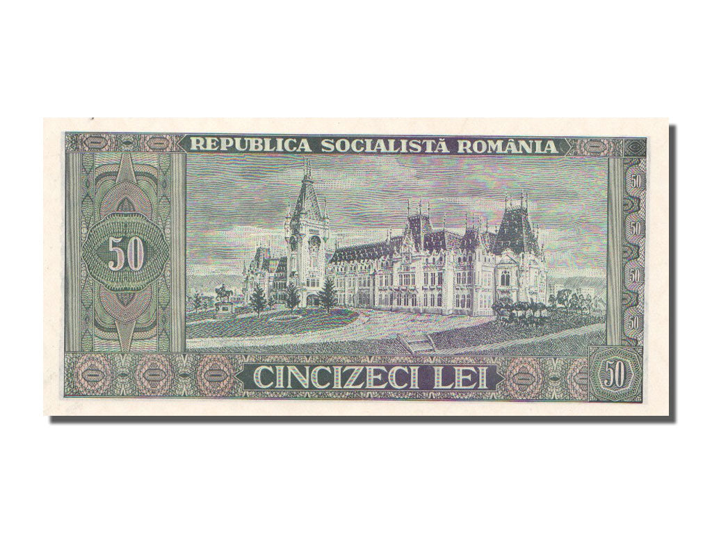 Romania, 50 Lei, 1966, KM #96a, UNC(65-70), A.0020