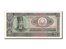 Romania, 25 Lei, 1966, KM #95a, AU(55-58), B.0005