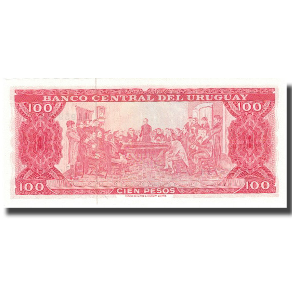 Banknote, Uruguay, 100 Pesos, Undated (1967), KM:47a, UNC(64)