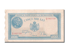 Romania, 5000 Lei, 1944, KM #55, 1944-08-22, AU(55-58), H.2