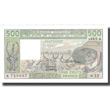 Banknote, West African States, 500 Francs, 1985, 1995, KM:706Kh, UNC(64)