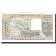 Banconote, Stati dell'Africa occidentale, 1000 Francs, 1985, 1985, KM:207Be, FDS