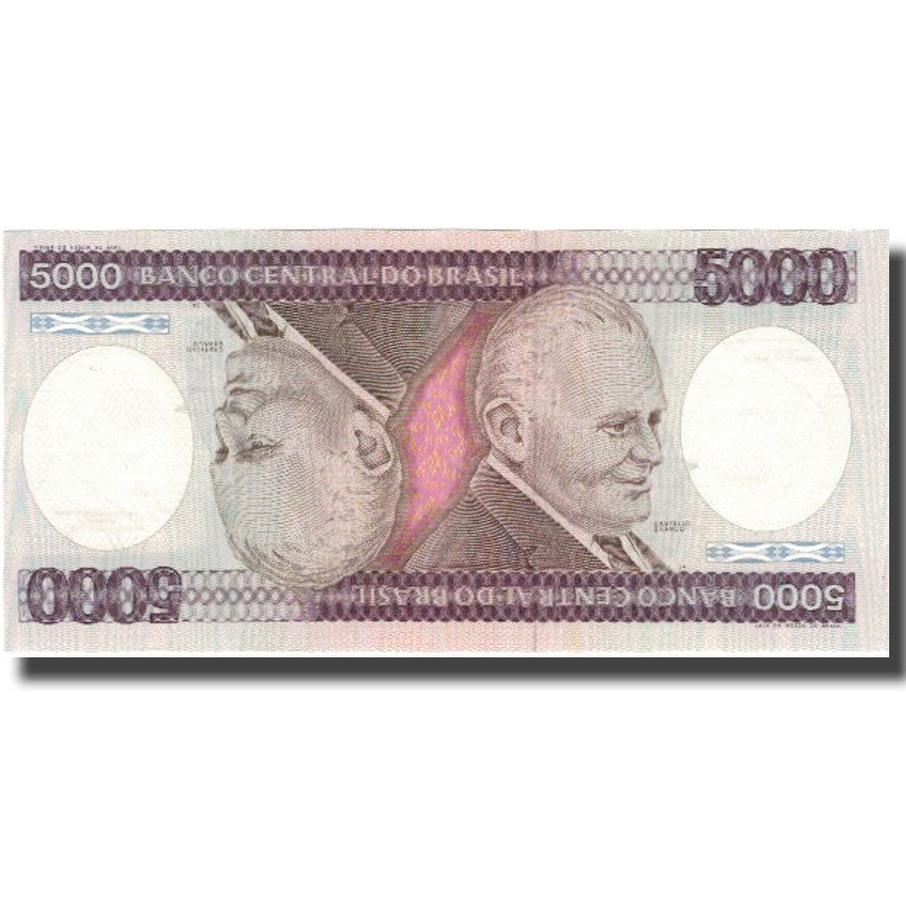 Banknote, Brazil, 5000 Cruzeiros, Undated (1983), KM:202b, UNC(65-70)