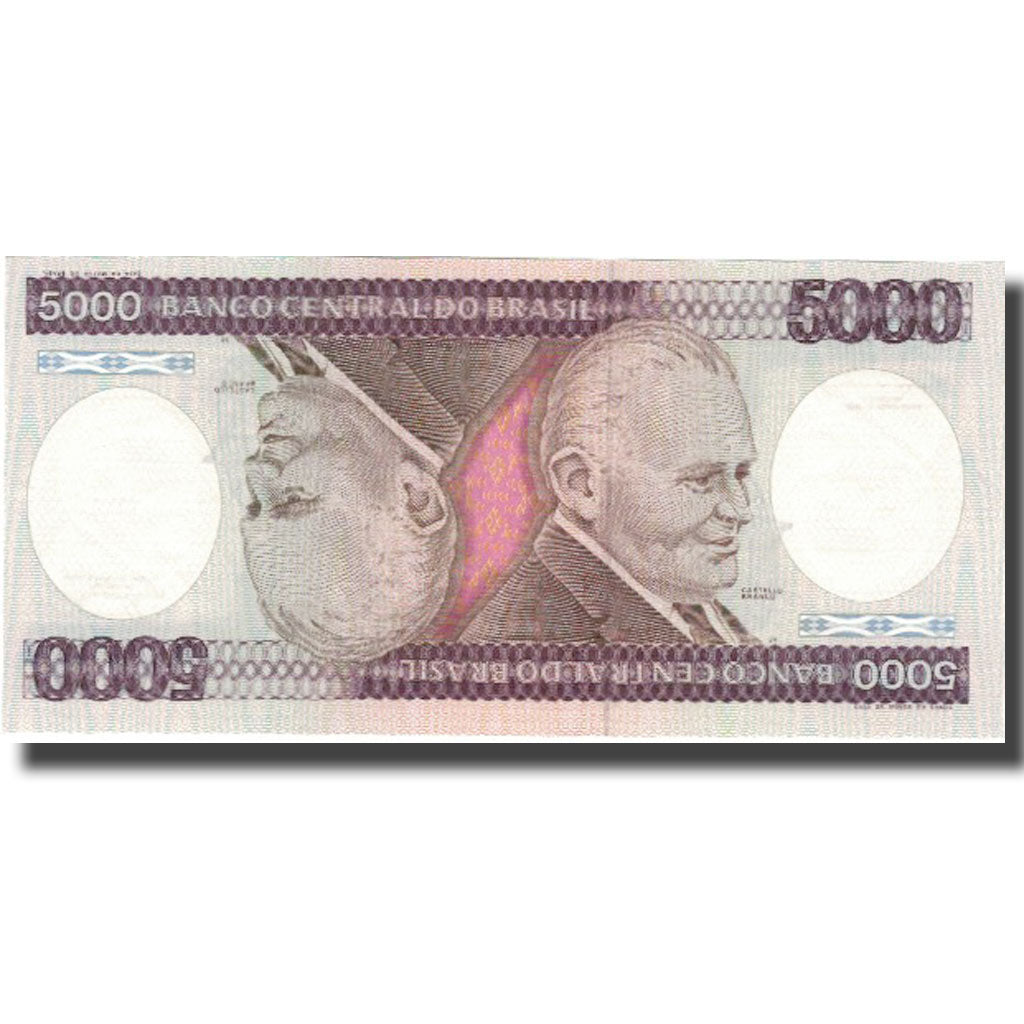 Banknote, Brazil, 5000 Cruzeiros, Undated (1983), KM:202b, UNC(65-70)