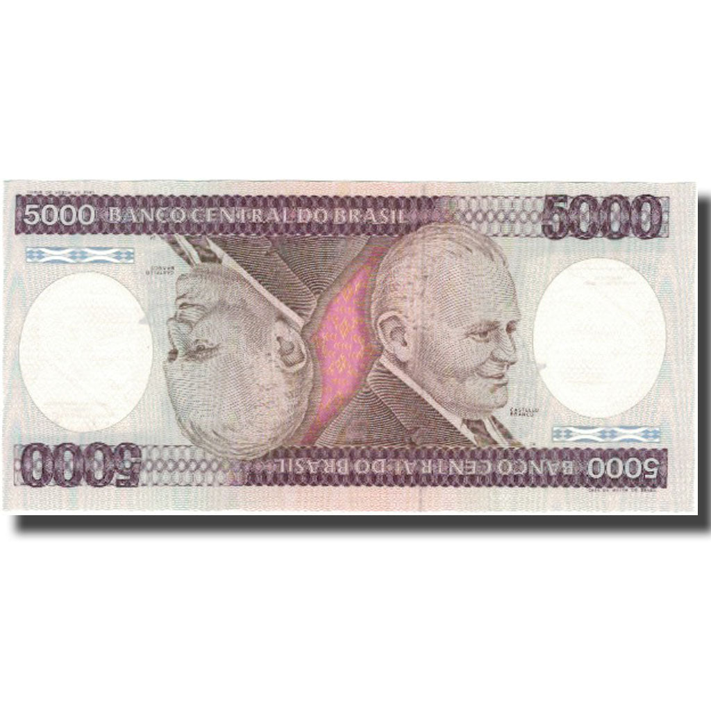 Banknote, Brazil, 5000 Cruzeiros, Undated (1983), KM:202b, UNC(65-70)