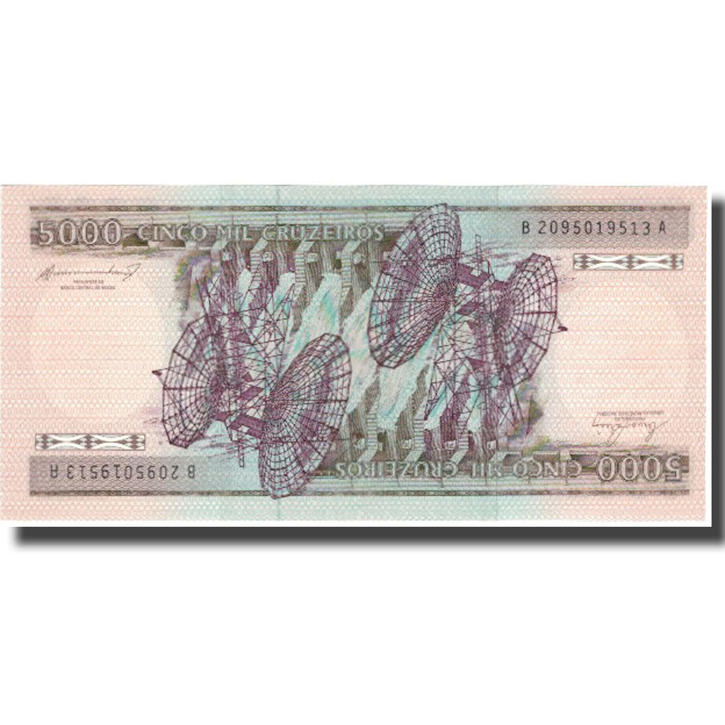Banknote, Brazil, 5000 Cruzeiros, Undated (1983), KM:202b, UNC(65-70)