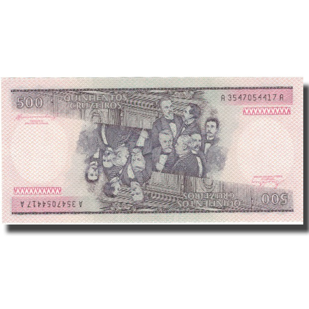 Banconote, Brasile, 500 Cruzeiros, Undated (1981-85), KM:200b, SPL+