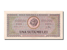 Romania, 100,000 Lei, 1947, KM #59a, 1947-01-25, EF(40-45), W.0101