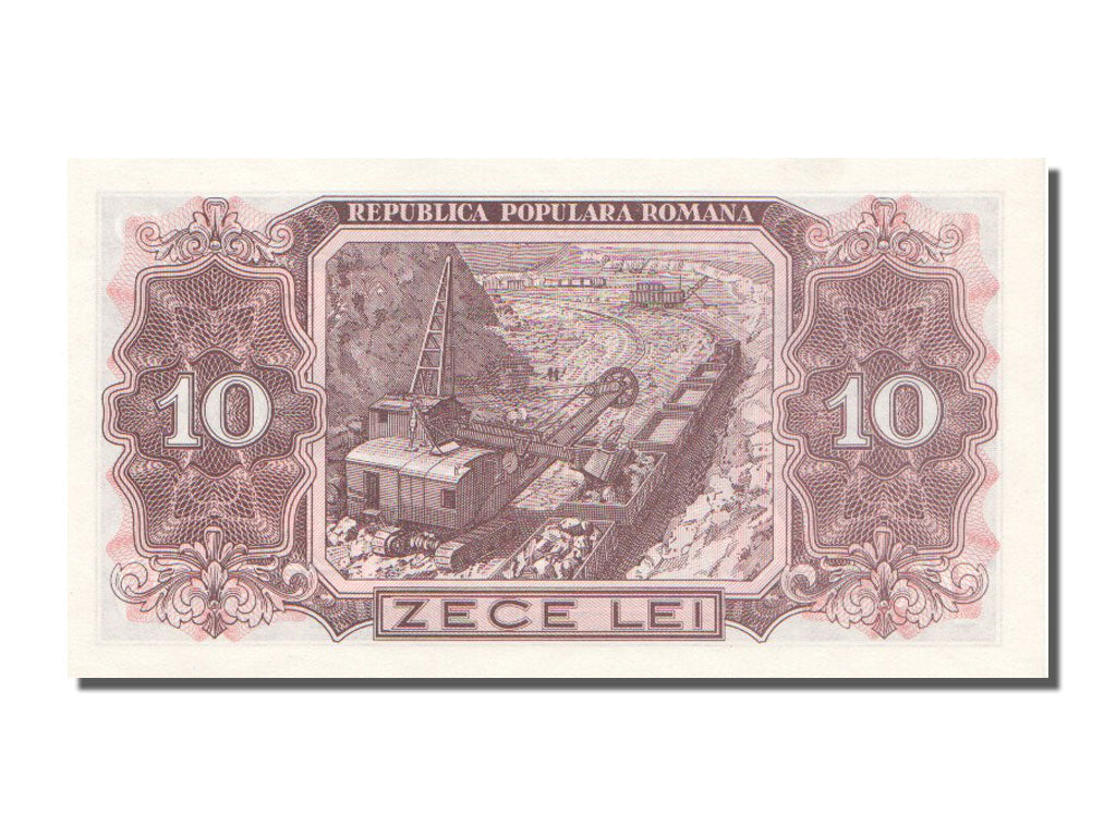 Romania, 10 Lei, 1952, KM #88a, UNC(65-70), F.6