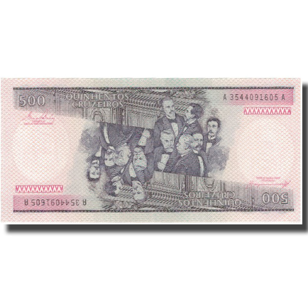 Nota, Brasil, 500 Cruzeiros, Undated (1985), KM:200b, UNC(64)