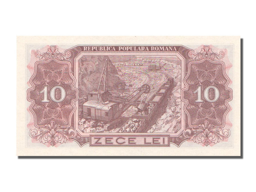 Romania, 10 Lei, 1952, KM #88b, UNC(65-70), D.43