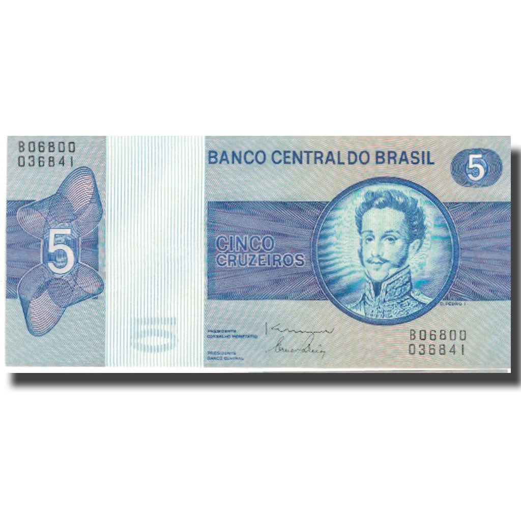 Nota, Brasil, 5 Cruzeiros, UNDATED (1970-80), KM:192b, UNC(64)