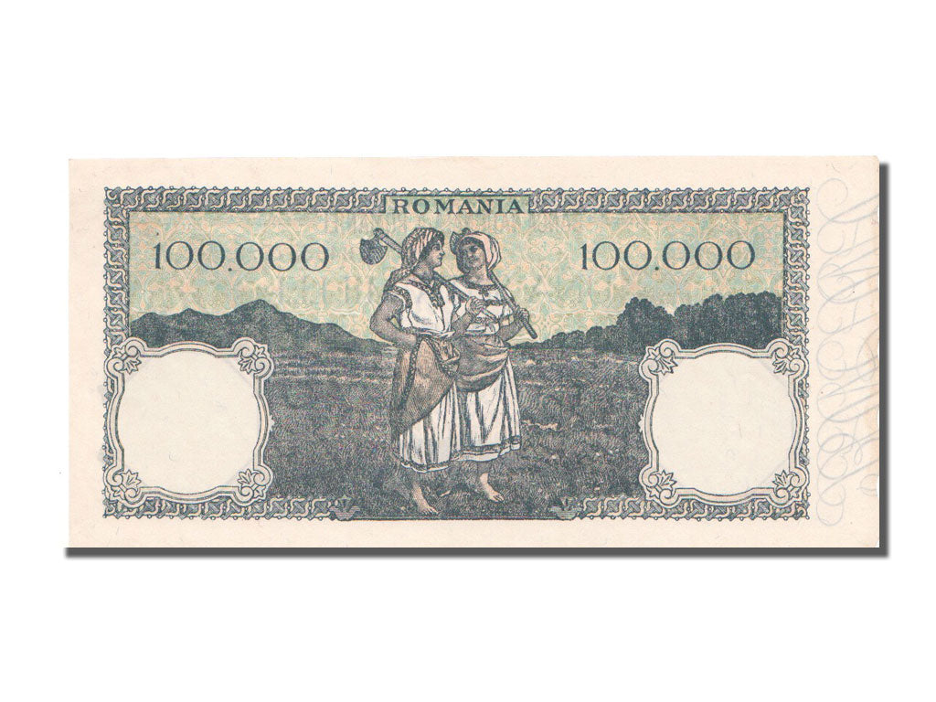 Romania, 100,000 Lei, 1946, KM #58a, 1946-12-20, UNC(63), S.4