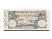 Romania, 100,000 Lei, 1945, KM #58a, 1945-08-07, AU(50-53), A.1