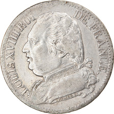 Moneta, Francja, Louis XVIII, Louis XVIII, 5 Francs, 1814, Bayonne, VF(30-35)