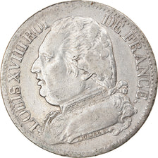 Coin, France, Louis XVIII, Louis XVIII, 5 Francs, 1814, Bayonne, VF(30-35)