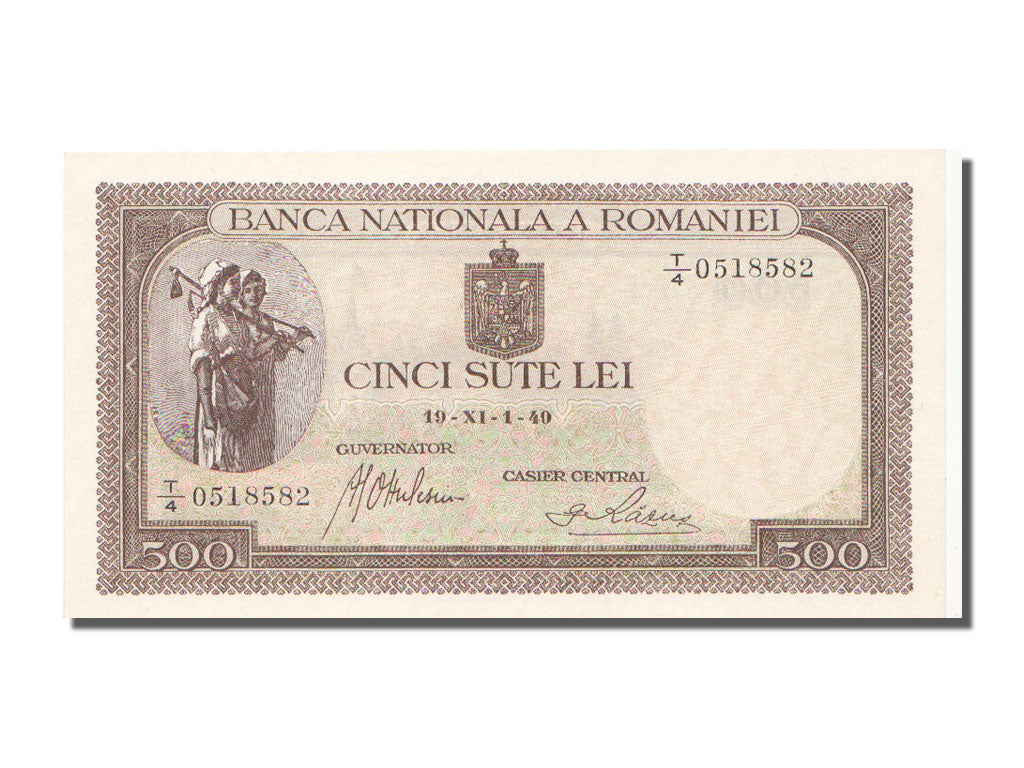 Romania, 500 Lei, 1940, KM #51a, 1940-11-19, UNC(65-70), T.4