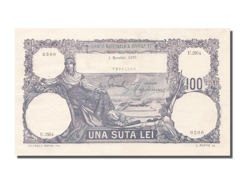 Romania, 100 Lei, 1923, 1923-11-01, UNC(63), U.2954