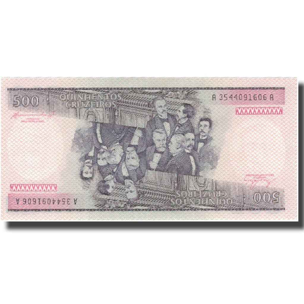Banknot, Brazylia, 500 Cruzeiros, Undated (1981-85), Undated, KM:200b, UNC(63)