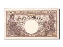 Romania, 2000 Lei, 1943, KM #53a, 1943-03-23, UNC(63), Z.1606