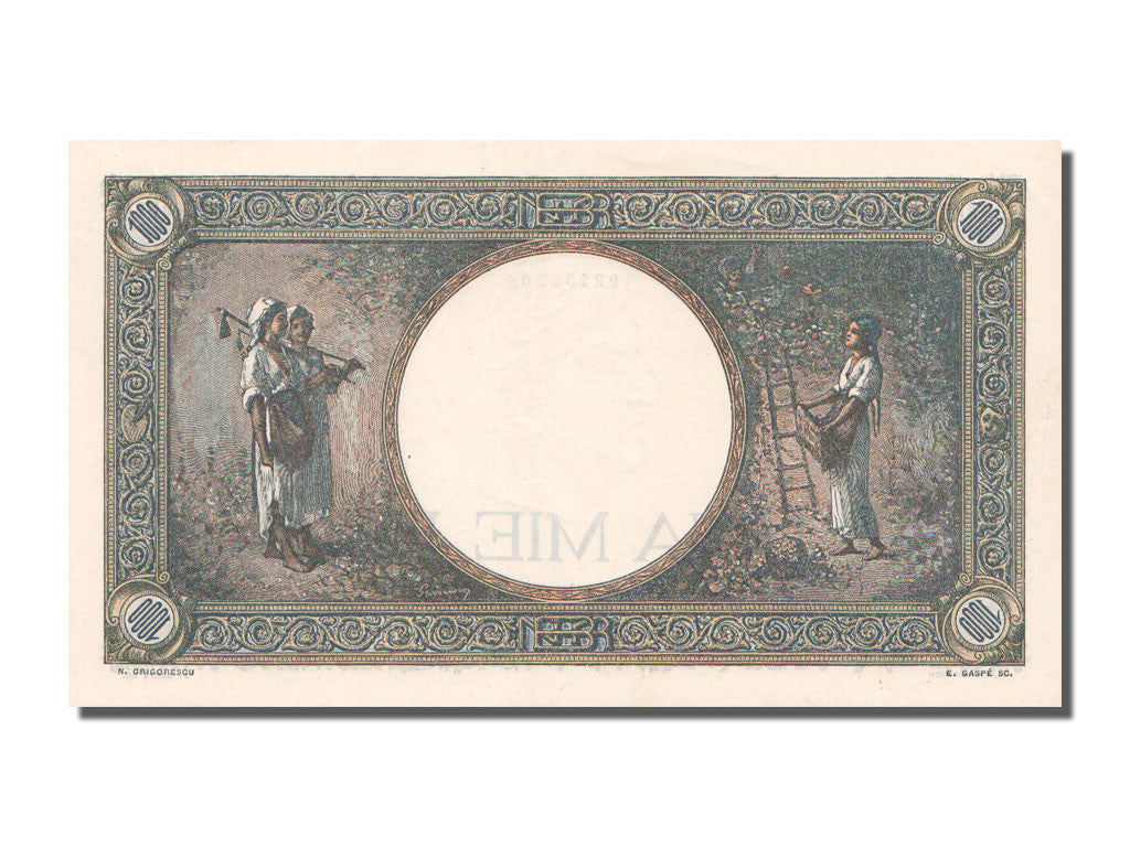 Banconote, Romania, 1000 Lei, 1945, 1945-03-20, SPL