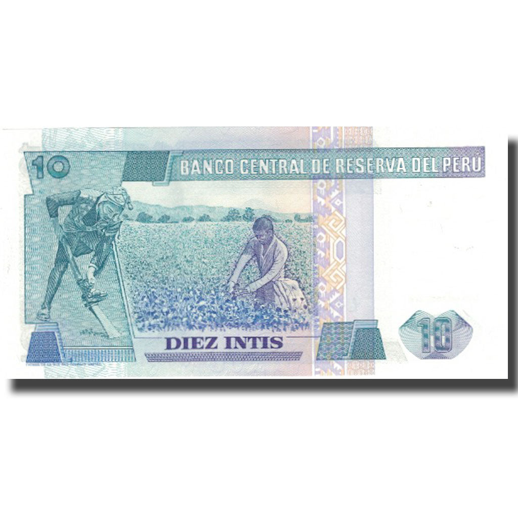 Banknote, Peru, 10 Intis, 1986, 1986-01-17, KM:128, UNC(64)