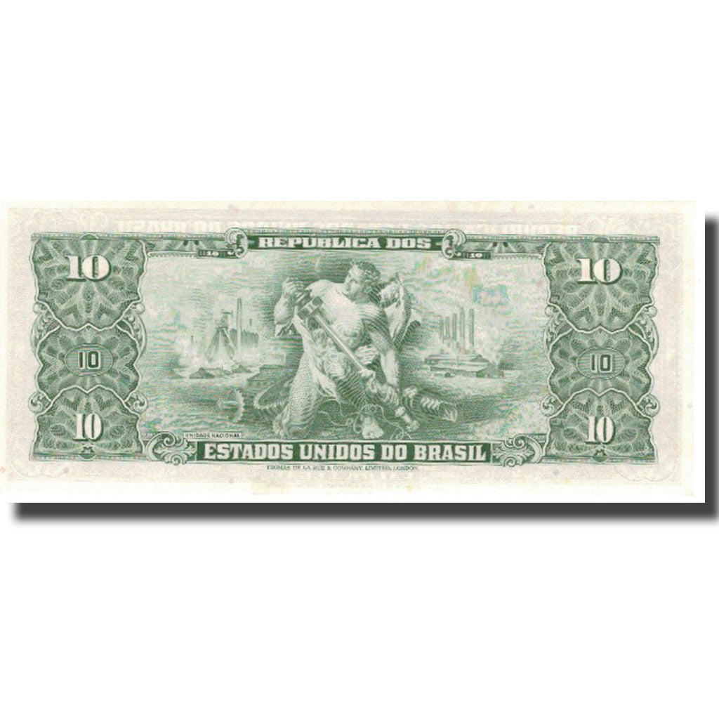 Banknote, Brazil, 1 Centavo on 10 Cruzeiros, Undated (1966-1967), KM:183b