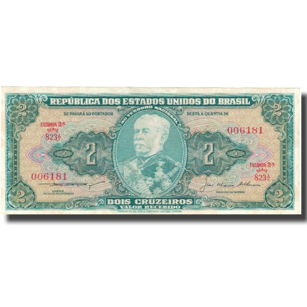 Nota, Brasil, 2 Cruzeiros, Undated (1956-58), KM:157Ab, UNC(64)