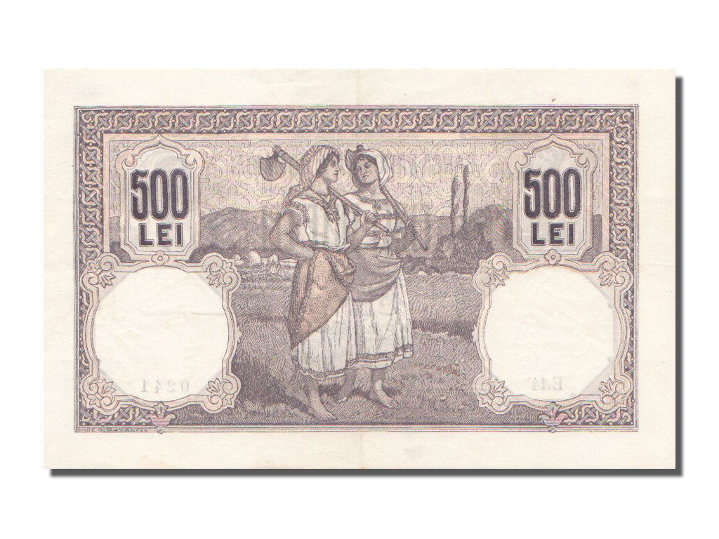 Romania, 500 Lei, 1916, KM #22a, 1916-07-19, AU(55-58), E.14