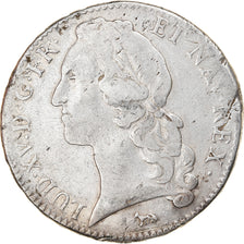 Moneda, Francia, Louis XV, Écu au bandeau, Ecu, 1756, Paris, BC+, Plata