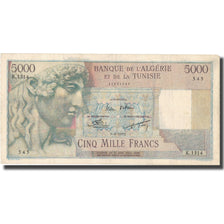 Billet, Algeria, 5000 Francs, 1953, 1953-08-05, KM:109b, TTB