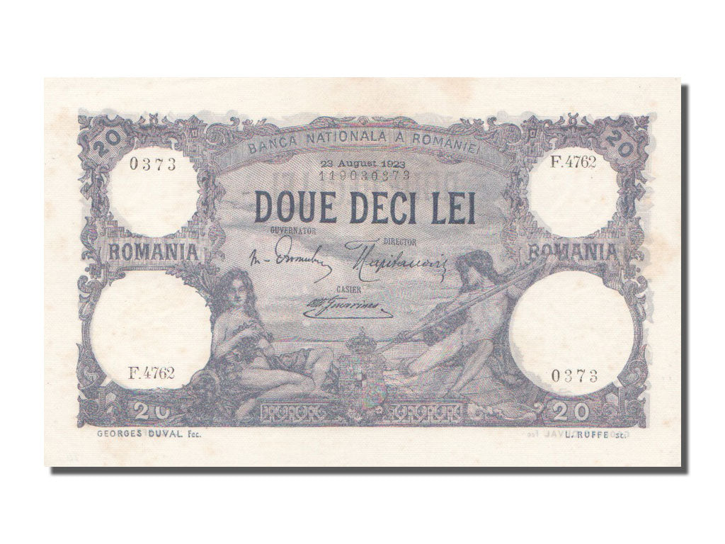 Roumanie, 20 Lei type 1909-16
