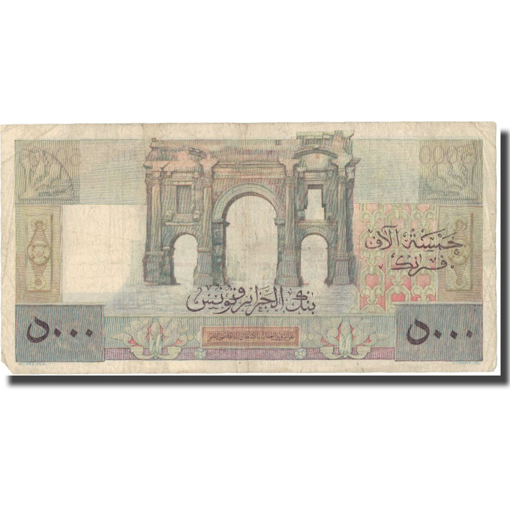 Banknote, Algeria, 5000 Francs, 1953, 1953-06-15, KM:109b, VF(30-35)
