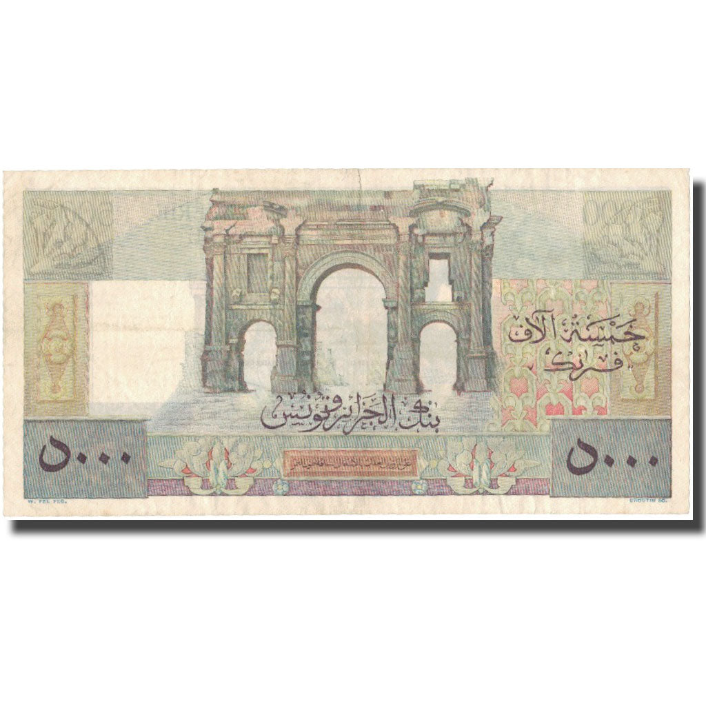 Banknote, Algeria, 5000 Francs, 1953, 1953-07-20, KM:109b, VF(20-25)