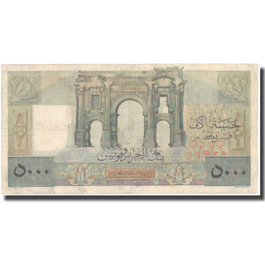 Banknote, Algeria, 5000 Francs, 1953, 1953-05-11, KM:109b, VF(20-25)