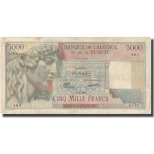 Billet, Algeria, 5000 Francs, 1951, 1951-01-08, KM:109a, TB