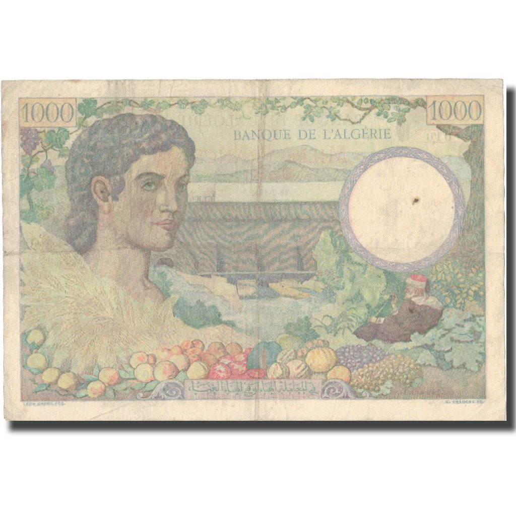 Banknote, Algeria, 1000 Francs, 1941, 1941-07-18, KM:86, VF(30-35)