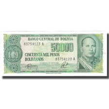 Billet, Bolivie, 50,000 Pesos Bolivianos, 1984, 1984-06-05, KM:170a, SPL+