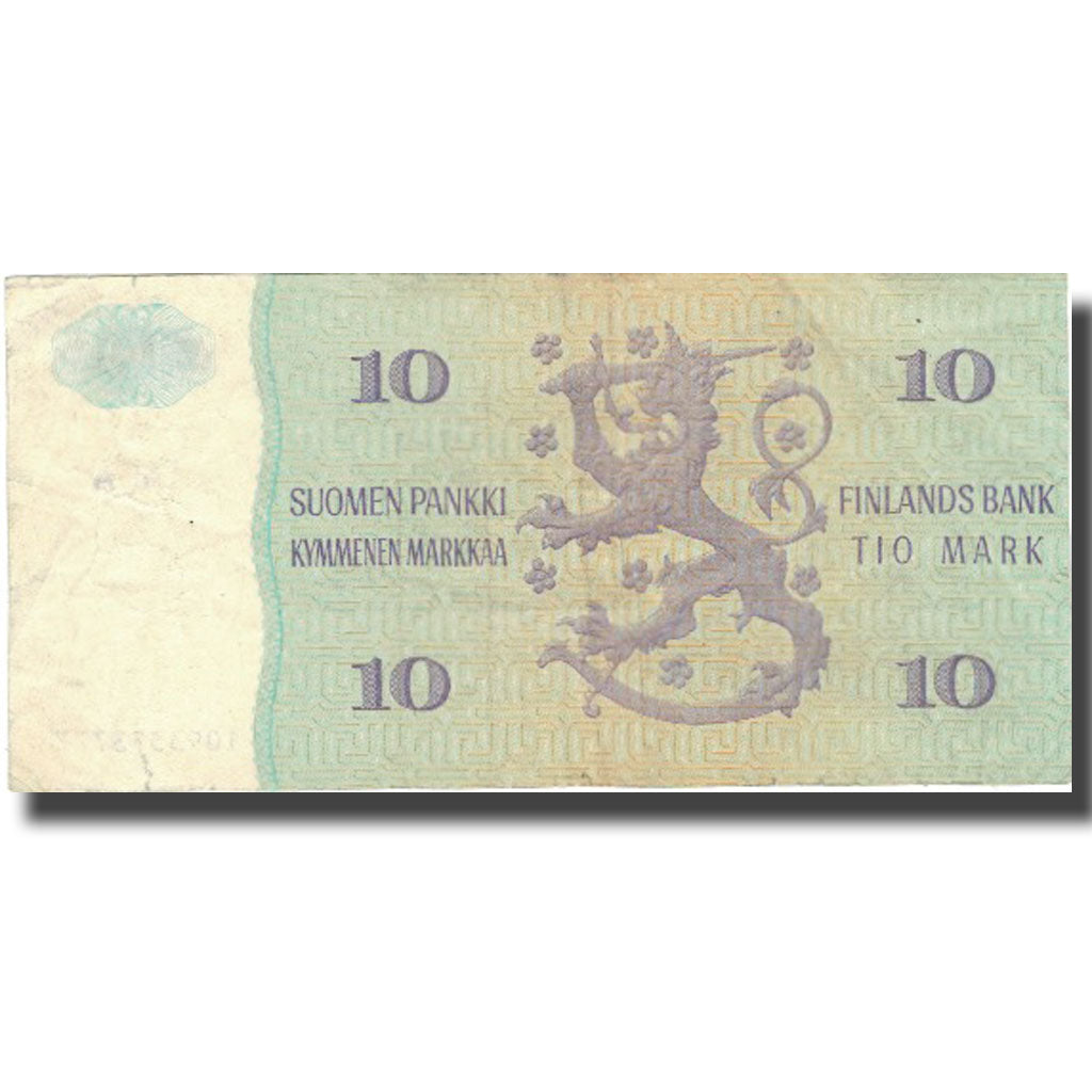 Banknote, Finland, 10 Markkaa, 1980, 1980, KM:104a, VF(20-25)