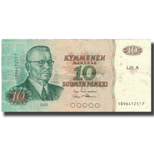 Geldschein, Finnland, 10 Markkaa, 1980, 1980, KM:104a, S