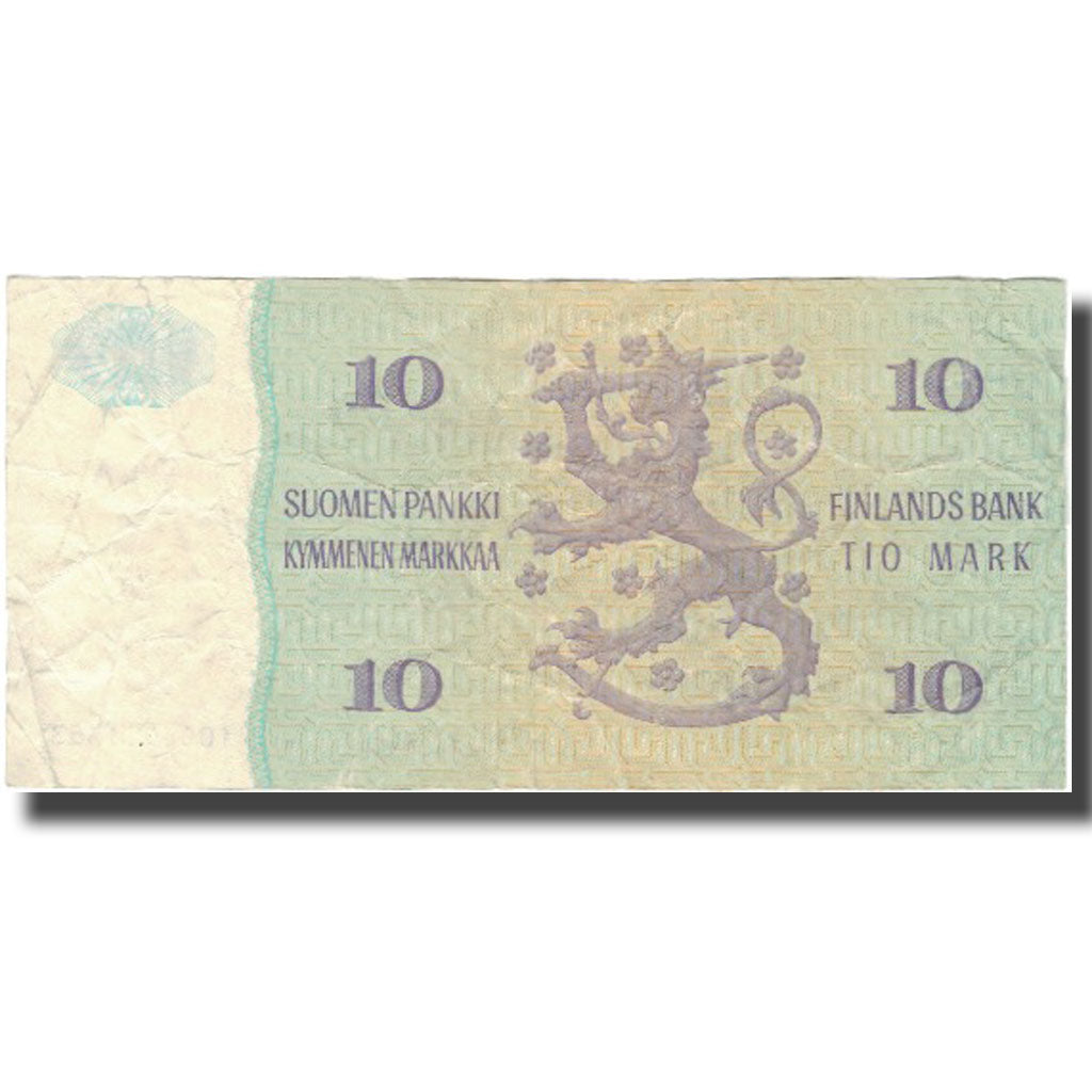 Banknote, Finland, 10 Markkaa, 1980, 1980, KM:104a, VF(20-25)