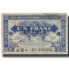 Banknote, Algeria, 1 Franc, 1944, 1944-01-31, KM:98b, EF(40-45)