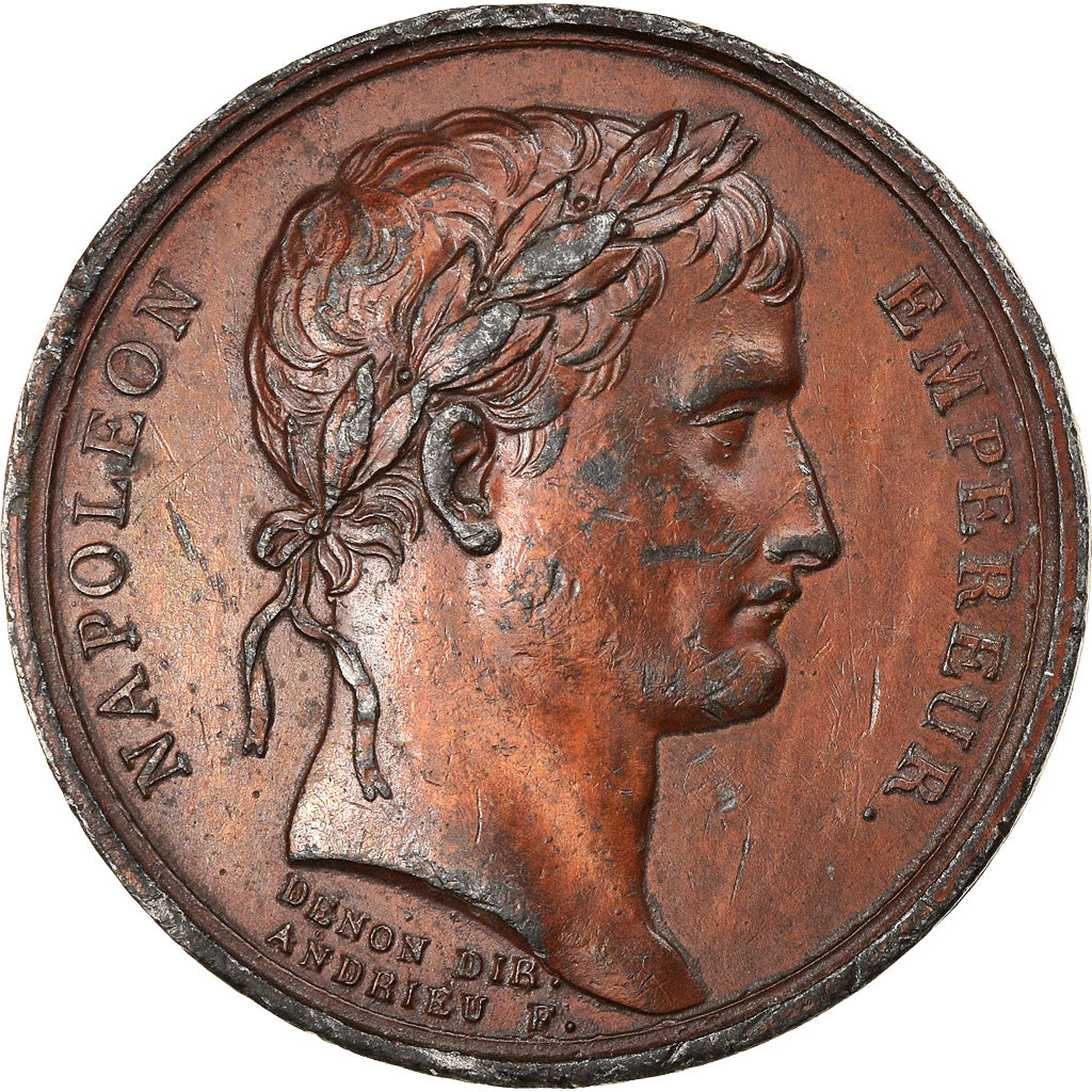 France, Medal, Napoléon Ier, Port de la Rochelle, History, Denon / Andrieu