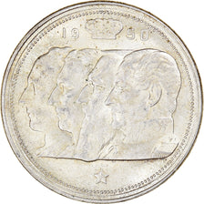 Coin, Belgium, 100 Francs, 100 Frank, 1950, AU(55-58), Silver, KM:138.1