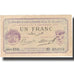 Banknote, Algeria, 1 Franc, Blason, 1914, 1914-09-03, UNC(60-62)