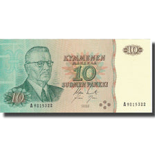 Banknote, Finland, 10 Markkaa, 1980, 1980, KM:100a, AU(55-58)