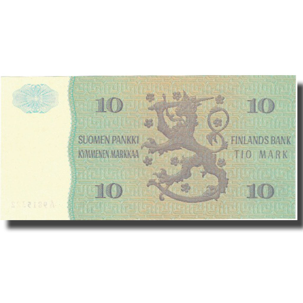 Banknote, Finland, 10 Markkaa, 1980, 1980, KM:100a, AU(55-58)